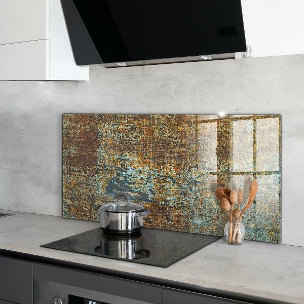 Pannello paraschizzi cucina Vecchia struttura del metallo