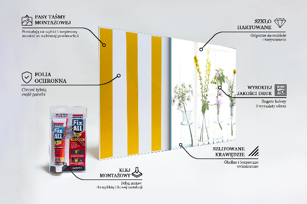 Pannello retrocucina Salute delle erbe naturali