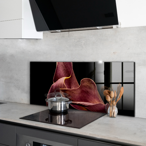 Pannello retrocucina Elegante foglia delicata