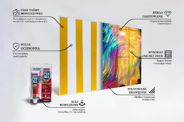 Pannello paraschizzi cucina Ritratto artistico delle coppie