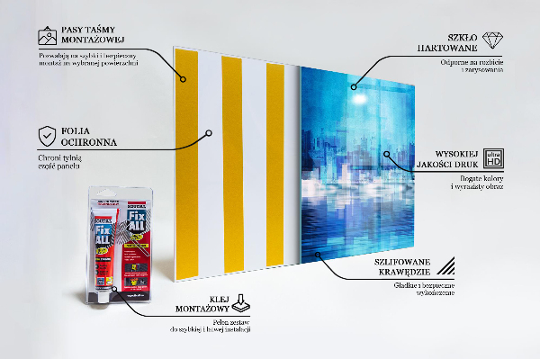 Pannello rivestimento parete cucina Panorama di manhattan new york