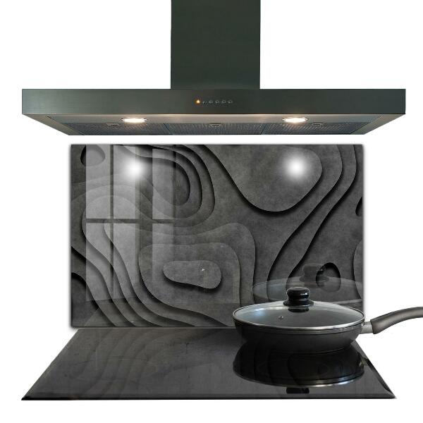 Pannello paraschizzi cucina Astrazione di texture grigia
