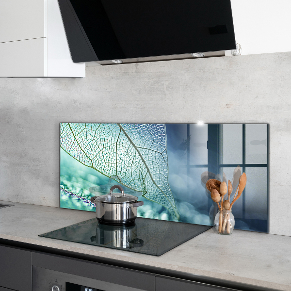 Pannello retrocucina Texture delicata delle foglie