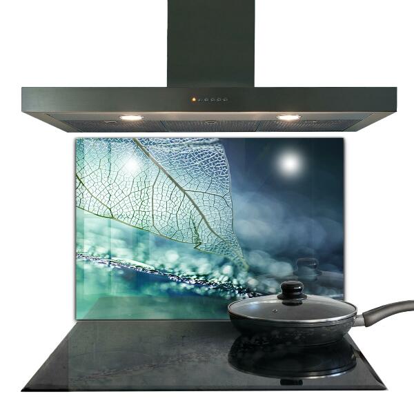 Pannello retrocucina Texture delicata delle foglie