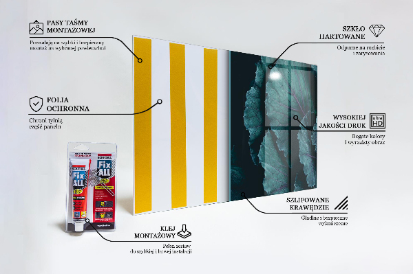 Pannello retrocucina Foglie di cavolo verde scuro