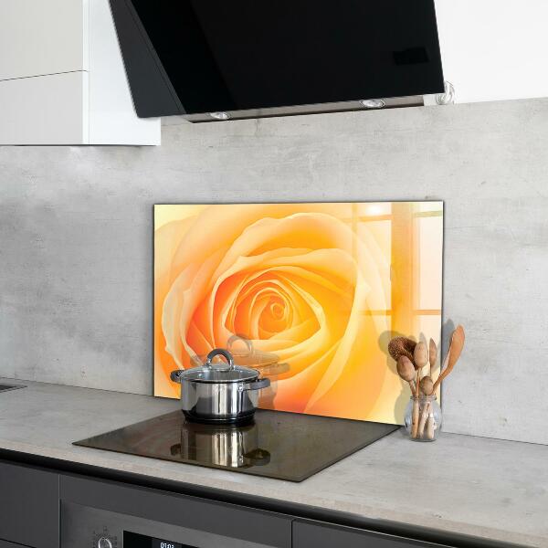 Pannello retrocucina Fiore di rosa gialla