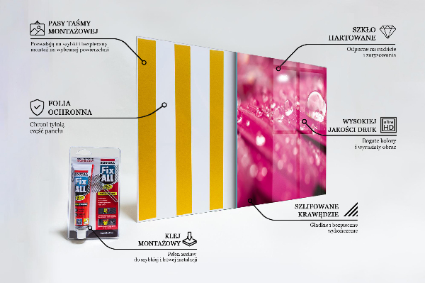 Pannello retrocucina Fiore di pianta rosa