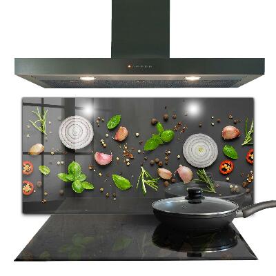 Pannello paraschizzi cucina Spezie cucina italiana
