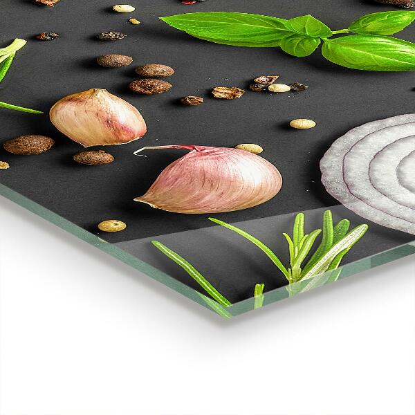 Pannello paraschizzi cucina Spezie cucina italiana
