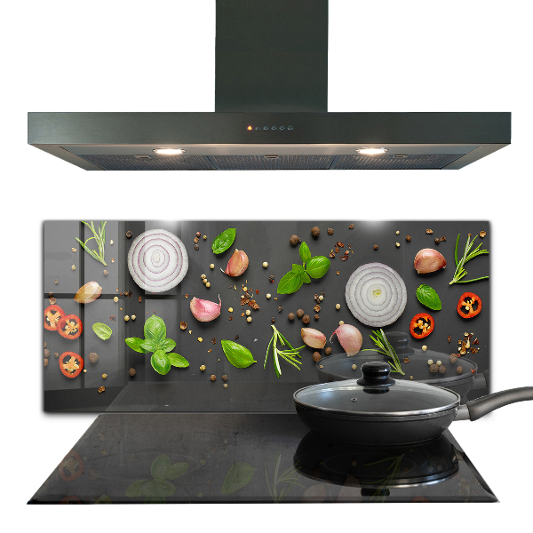 Pannello paraschizzi cucina Spezie cucina italiana