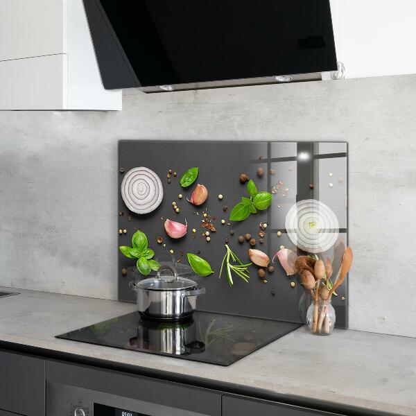 Pannello paraschizzi cucina Spezie cucina italiana