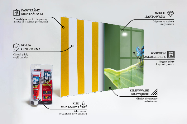 Pannello paraschizzi cucina Libellula sulla foglia