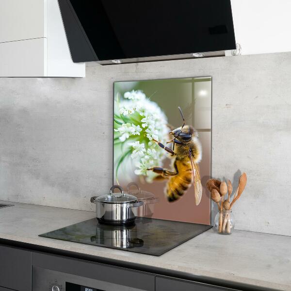 Pannello paraschizzi cucina Ape che raccoglie polline