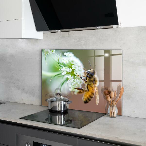 Pannello paraschizzi cucina Ape che raccoglie polline