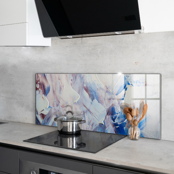 Pannello paraschizzi cucina Astrazione della vernice di struttura