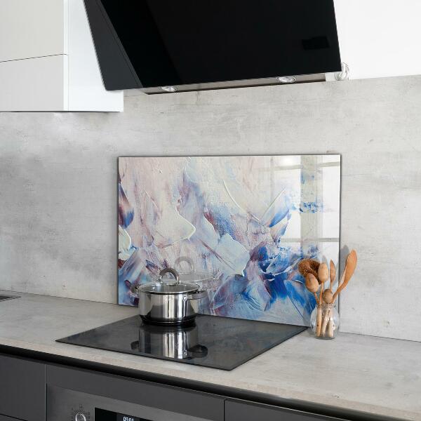 Pannello paraschizzi cucina Astrazione della vernice di struttura