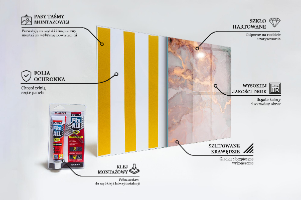 Pannello paraschizzi cucina Trama di marmo