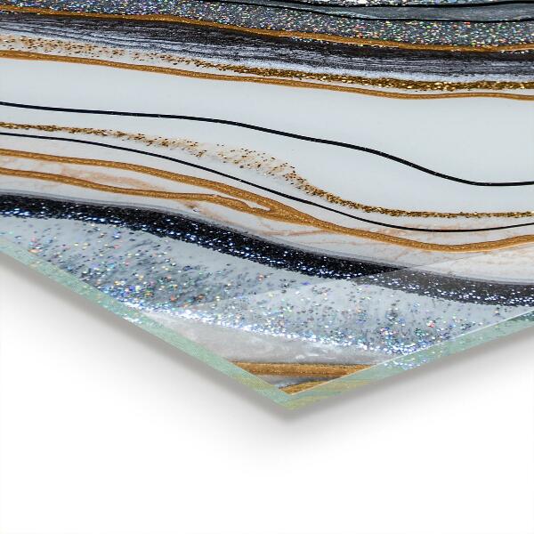 Pannello paraschizzi cucina Struttura di pietra di marmo