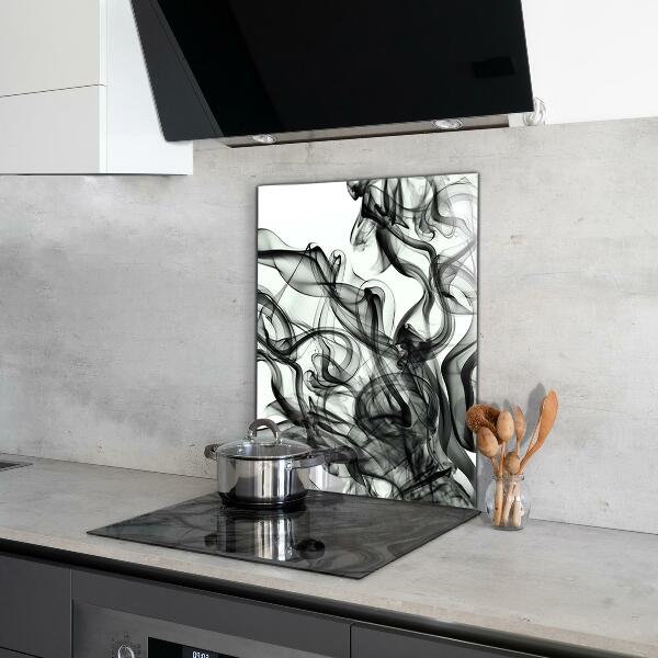 Pannello paraschizzi cucina Nastri di astrazione del fumo