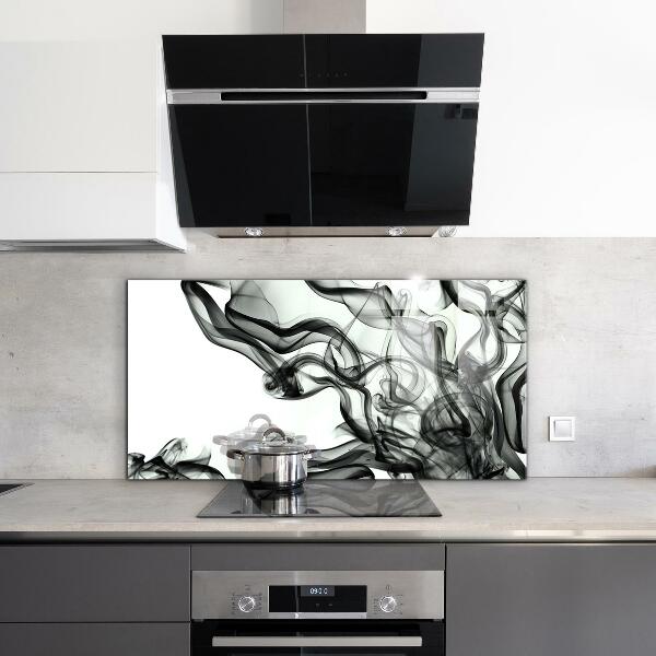 Pannello paraschizzi cucina Nastri di astrazione del fumo