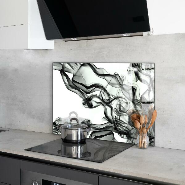 Pannello paraschizzi cucina Nastri di astrazione del fumo