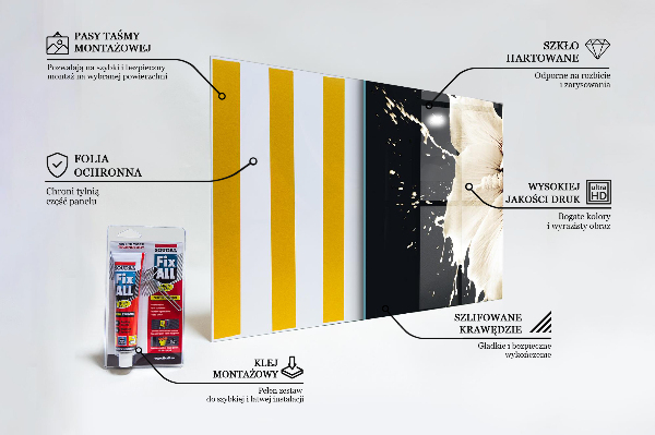 Pannello paraschizzi cucina Fiore bianco astratto