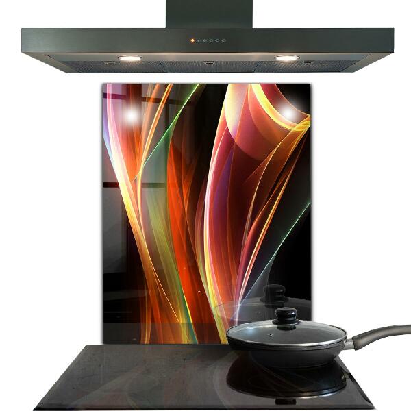 Pannello paraschizzi cucina Astrazione delle onde energetiche