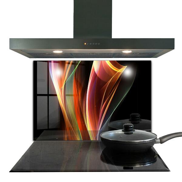 Pannello paraschizzi cucina Astrazione delle onde energetiche