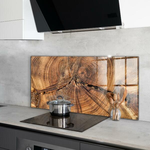 Pannello paraschizzi cucina Struttura del tronco
