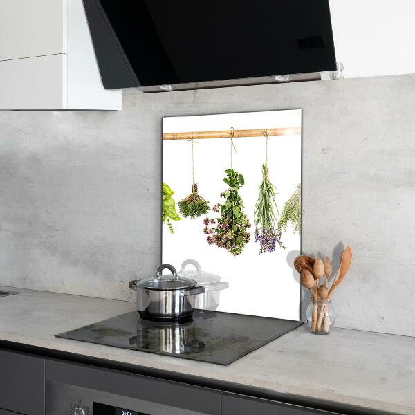 Rivestimento parete cucina Dieta sana con erbe secche