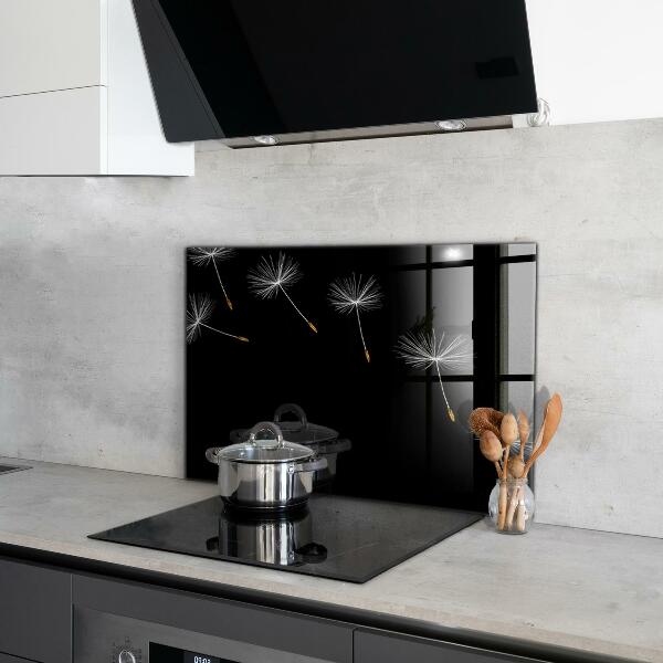 Pannello paraschizzi cucina Denti di leone nel vento