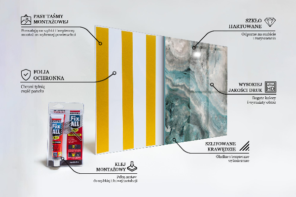 Pannello paraschizzi cucina Modello astratto di turbinio di colore