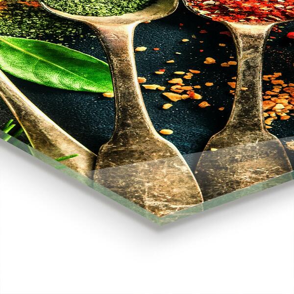 Rivestimento parete cucina Spezie della cucina orientale