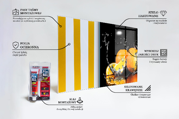 Rivestimento parete cucina Arance succose