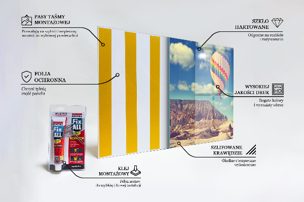 Pannello rivestimento parete cucina Palloncini cappadocia turchia