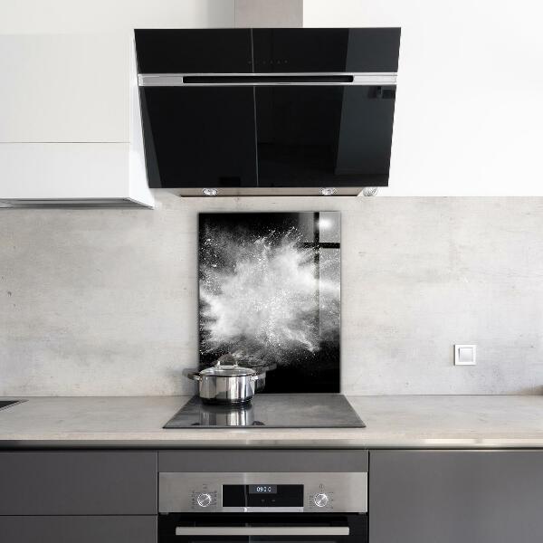 Pannello paraschizzi cucina Astrazione di esplosione di polvere