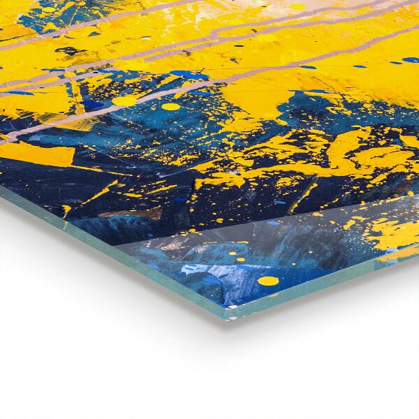 Pannello paraschizzi cucina Vernice colorata astratta