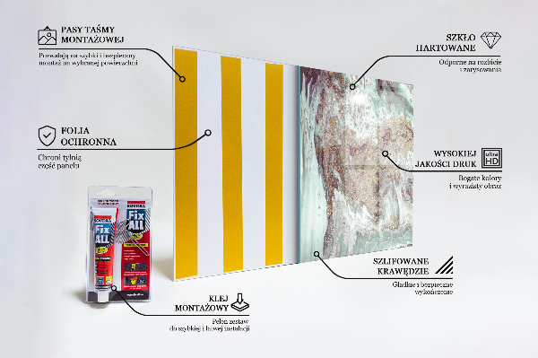 Pannello paraschizzi cucina Struttura di pietra di marmo