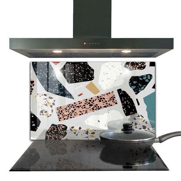 Pannello paraschizzi cucina Terrazzo terrazzo granito
