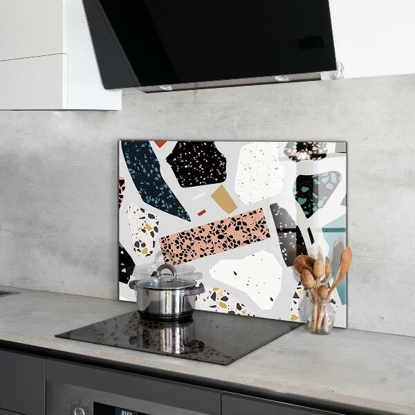 Pannello paraschizzi cucina Terrazzo terrazzo granito