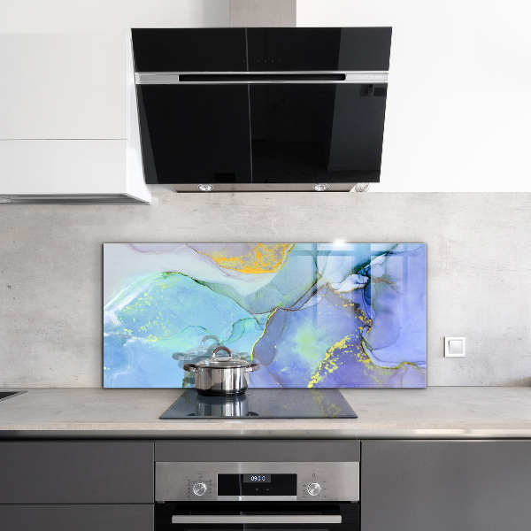 Pannello paraschizzi cucina Astrazione dell'energia blu