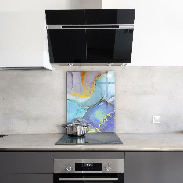 Pannello paraschizzi cucina Astrazione dell'energia blu