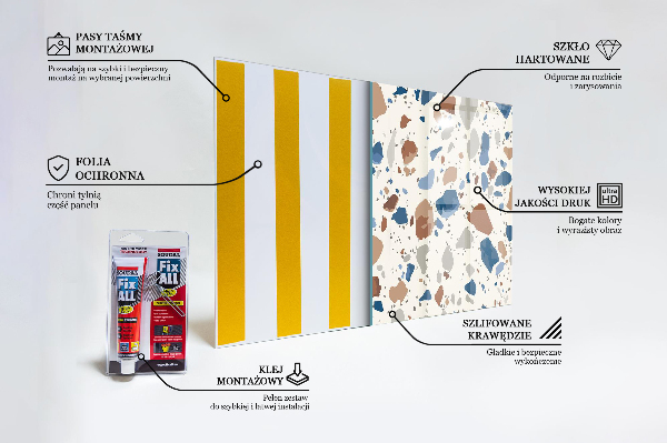 Pannello schienali cucina Terrazzo terrazzo in pietra