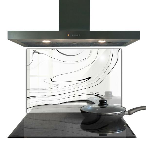 Pannello paraschizzi cucina Struttura in marmo bianco