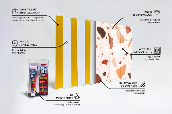 Pannello schienali cucina Terrazzo terrazzo in pietra