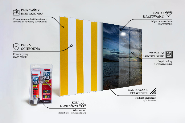 Pannello paraschizzi cucina Tramonto in riva al mare