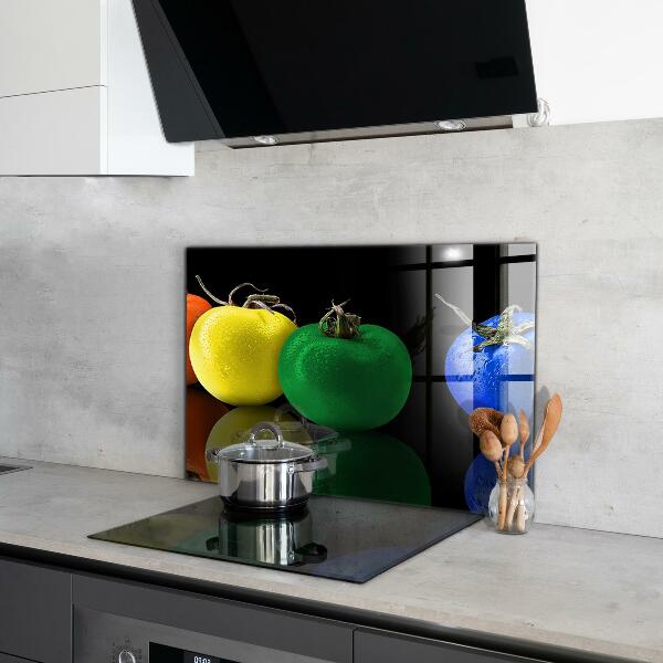 Rivestimento parete cucina Pomodori succosi colorati