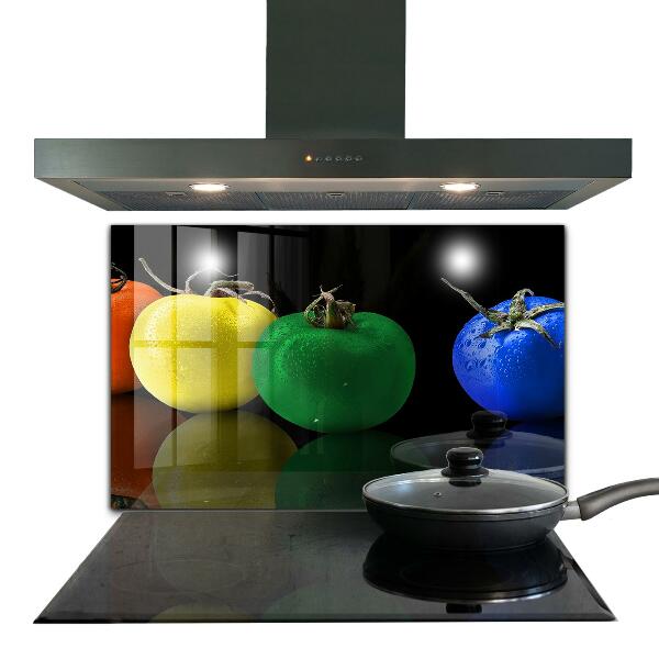 Rivestimento parete cucina Pomodori succosi colorati