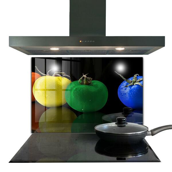 Rivestimento parete cucina Pomodori succosi colorati