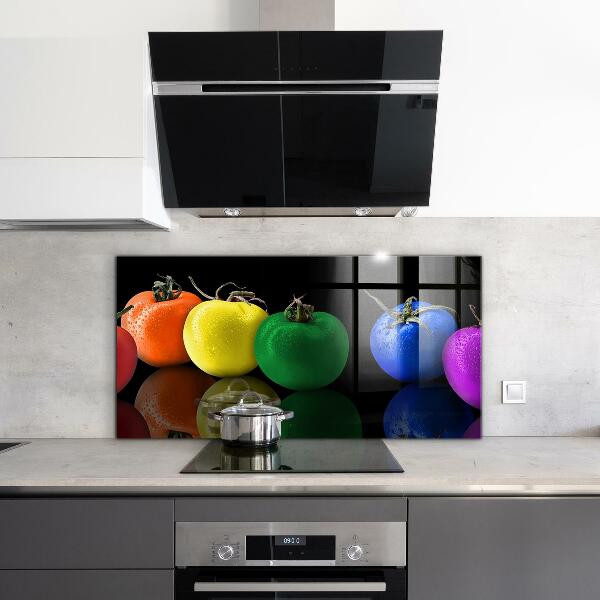 Rivestimento parete cucina Pomodori succosi colorati